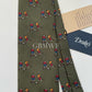 Drakes Handmade Tipped Silk Tie With Tag Football Sports Collection