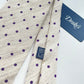 Drakes Handmade Polka Dot Hand-rolled Silk Tie With Tag