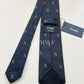 Drakes Handmade Tipped Silk Tie With Tag Golf Fox Limited Edition