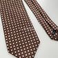 Drakes Polka Dot Handmade Tipped Silk Tie With Tag