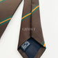 Drakes Handmade Striped Tipped Silk Tie With Tag