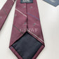 Limited Drakes Burgundy Handmade Silk Tie with Skiing Motif Sports Collection