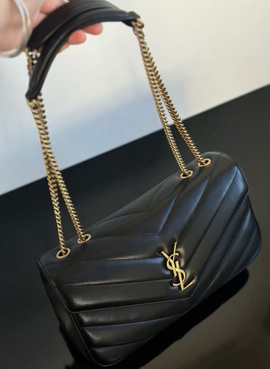 Saint Laurent Loulou Medium Black