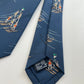 Drakes Human Pyramid Waterskiing Motif Handmade Tie Limited Edition