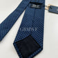 Drakes Handmade Polka Dot Tipped Silk Tie With Tag
