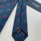 Drakes Short Track Speed Skating Handmade Tipped Silk Tie With Tag