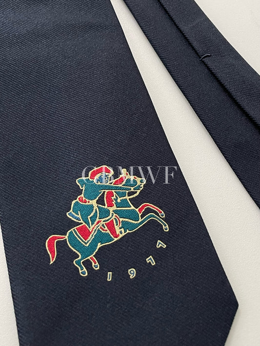 Drakes x ALD Handmade Striped Tipped Silk Tie With Tag Limited Edition