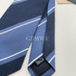 Drakes Handmade Striped Tipped Silk Tie With Tag