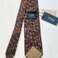 Drakes Handmade Tipped Silk Tie With Tag