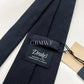 Drakes Hand-rolled Edge Silk Handmade Tie With Tag Navy