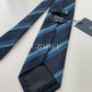 Drakes Handmade Striped Tipped Silk Tie With Tag