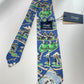 Drakes Western Rodeo Motif Handmade Tipped Silk Tie With Tag Limited Edition