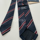 Drakes Handmade Striped Tipped Silk Tie With Tag