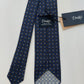 Drakes Flower Motif Rolled-edge Handmade Silk Tie With Tag