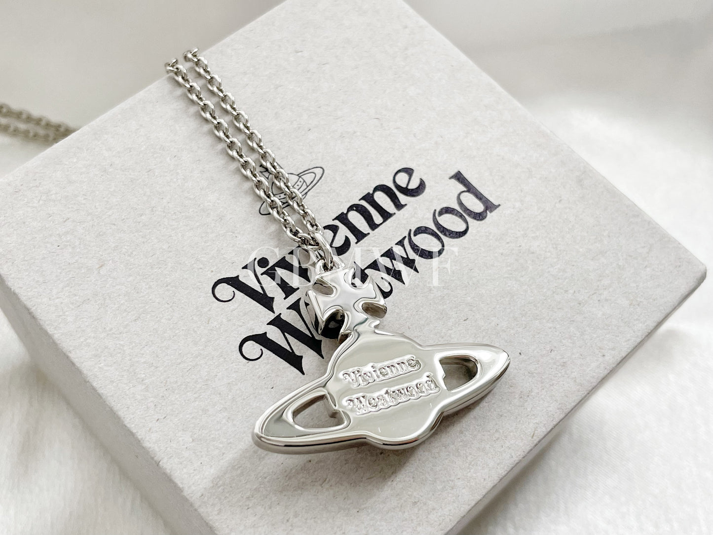 Vivienne Westwood Kika Silver Pendant Necklace