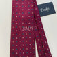 Drakes Handmade Tipped Silk Tie With Tag