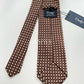 Drakes Polka Dot Handmade Tipped Silk Tie With Tag