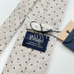 Drakes Handmade Polka Dot Hand-rolled Silk Tie With Tag