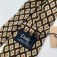 Drakes Handmade Tipped Silk Tie With Tag