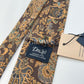 Drakes Handmade Tipped Silk Tie With Tag
