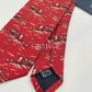 Limited Drakes Handmade Silk Tie with Dragon Boat Motif Sports Collection