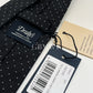 Drakes Handmade Tipped Silk Tie With Tag