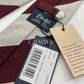 Drakes Handmade Striped Tipped Silk Tie With Tag