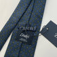 Drakes Handmade Tipped Silk Tie With Tag