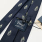 Drakes Handmade Tipped Silk Tie With Tag