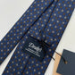 Drakes Flower Motif Rolled-edge Handmade Silk Tie With Tag