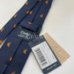 Drakes Handmade Tipped Silk Tie With Tag