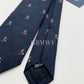 Drakes Handmade Tipped Silk Tie With Tag Golf Fox Limited Edition