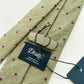 Drakes Handmade Polka Dot Hand-rolled Silk Tie With Tag