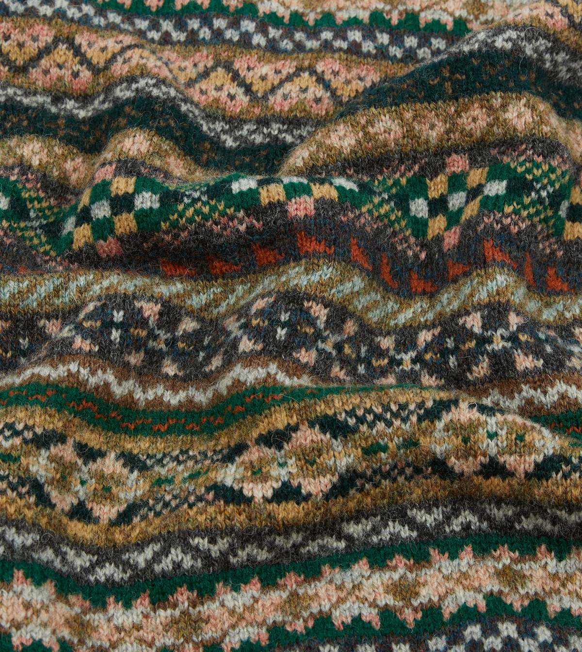 Drake's Fair Isle Vest Size Medium