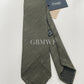 Drakes Hand-rolled Edge Silk Handmade Tie With Tag Olive Green