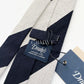 Drakes Hand-rolled Edge Block Stripe Silk Handmade Tie With Tag