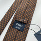 Drakes Handmade Tipped Silk Tie With Tag