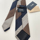 Drakes Multicoloured Block Stripe Tipped Silk Tie