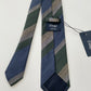Drakes Multicoloured Block Stripe Tipped Silk Tie