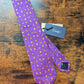 Drakes Red Panda Motif Handmade Tipped Silk Tie With Tag Limited Edition