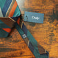 Drakes Grenadine Multicoloured Handmade Striped Silk Tie With Tag
