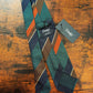Drakes Grenadine Multicoloured Handmade Striped Silk Tie With Tag