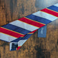 Drakes Navy Red Multicoloured Striped Handmade Silk Tie With Tag