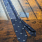 Drake's Vespa Motif Handmade Silk Ties Navy Green