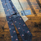Drake's Vespa Motif Handmade Silk Ties Navy Red