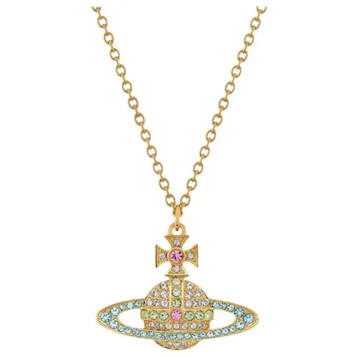 Vivienne Westwood Kika Silver Pendant Necklace