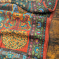 Drake's Floral Wool Silk Print Scarf Limited Edition
