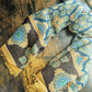 Drake's Medallion Wool Silk Print Scarf