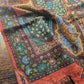 Drake's Floral Wool Silk Print Scarf Limited Edition