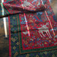 Drake's Red Green Mythical Animals Print Wool Silk Scarf Limited Edition
